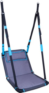 undefined, Nestschaukel Hollywood anthrazit/türkis, HUDORA - Nestschaukel Hollywood, One Size