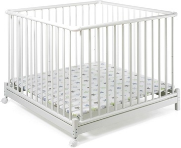 Geuther, Geuther Laufgitter Euro-Parc Plus 97 x 97 cm weiß Folie 032 Sterne, Geuther Laufgitter Euro-Parc Plus quadratisch