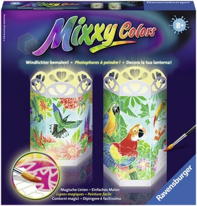 Ravensburger, Ravensburger Mixxy Colors Windlicht Paradiesische Vögel, 
