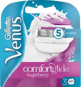 Gillette, Gillette for Women Venus Systemklingen Comfortglide, Gillette Venus Comfortglide Sugarberry - 3er