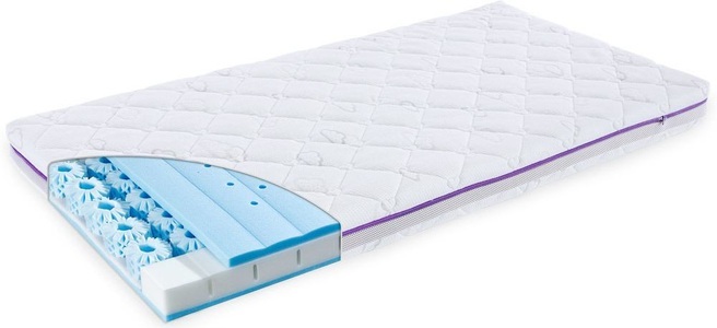 Träumeland, TRÄUMELAND Matratze Premium Sternenmeer 70x140 cm, Träumeland KINDERMATRATZE Sternenmeer 70/140 cm , (S) T015012 Sternenmeer , Weiss , Textil , Wendematratze mit unterschiedlichen Härtegraden , 70 cm , Doppeltuch , Über- und Sondergrössen erhältlich, Bezug abnehmbar/waschbar, für Hausstauballer