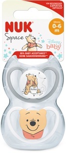 Nuk, NUK Disney Winnie Puuh Space Silikon-Schnuller, NUK Disney Winnie Puuh Space Silikon-Nuggi