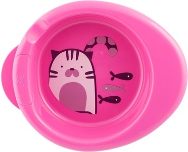 CHICCO, chicco Warmhalteteller Warmy Girl rosa 6M+ - rosa/pink, Chicco Warmhalteteller Warmy