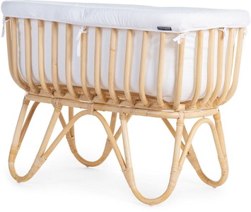 Childhome, CHILDHOME Nestchen für Wiege Rattan rechteckig