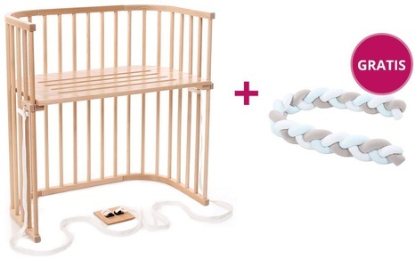 Babybay, BABYBAY Boxspring extra belüftet natur lackiert, babybay® Boxspring