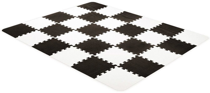 Kinderkraft, Kinderkraft Luno Schaumstoff Puzzlematte, schwarz, 