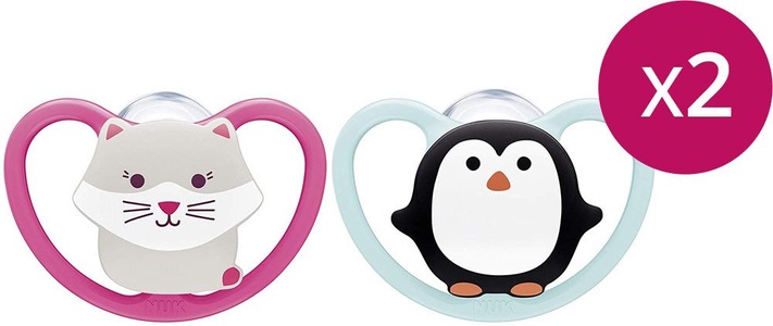 Nuk, NUK Space Nuggi Katze & Pinguin, NUK Space Nuggi Katze & Pinguin