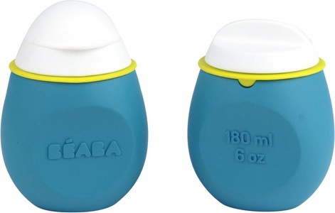 Beaba, BEABA BabySqueez Set 2 x 180 ml blue, BEABA Set BabySqueez' 2 in 1 & Squeez'Portion