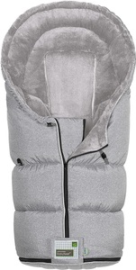 Odenwälder, ODENWÄLDER Fusssack Lo-Go 2019 new woven soft grey, Odenwälder Fußsack Lo-Go Fashion