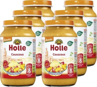 Holle, Holle Menü Gläschen, Couscous - 6x220g - Demeter, ab dem 8. Monat