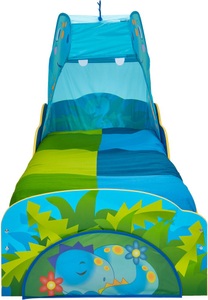 Worlds Apart Kinderbett Dino mit Baldachin und Stauraum