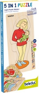 beleduc Lagen-Puzzle Mutter
