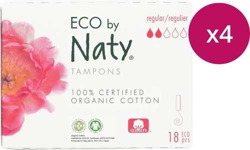 Naty, NATY Bio Tampons regular 18 Stk, Naty Tampons