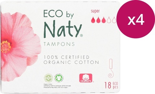 Naty, NATY Bio Tampons super 18 Stk, Naty Tampons