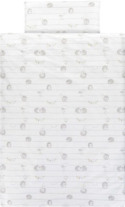 Alvi, Alvi ® Bettwäsche 100 x 135 cm, Stachelfreunde - weiß, ALVI Bettwäsche Stachelfreunde
