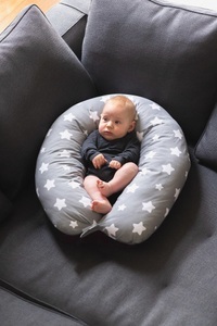 Fillikid, fillikid Seitenschlaf-Stillkissen Hohlfaser 180 cm Sterne, 