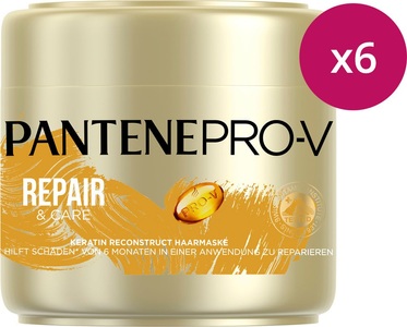 Pantène, Pantene - Haarmaske Pro V Repair & Care - 6 x 300 ml, Pantène Pantene Pro-V Repair & Care Haarkur/Balsam/ Maske 300Ml