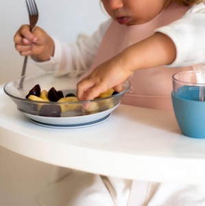 Beaba, BEABA Geschenkset Glas-Geschirr blau ab dem 6. Monat, BEABA Glas-Geschirr Geschenkset