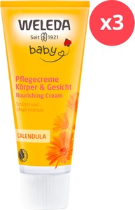 WELEDA AG, WELEDA Calendula Pflegecreme, Weleda Baby Pflegecreme Calendula Körper & Gesicht - Körperpflege, schützt und pflegt intensiv