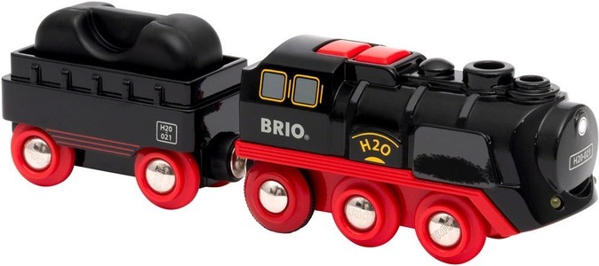 BRIO Batterie-Dampflok mit Wassertank