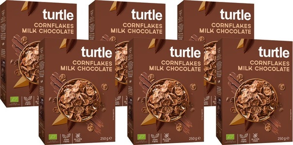 Turtle, Turtle Chocolate Cornflakes - Milk Bio, Turtle Chocolate Cornflakes - Milk Bio