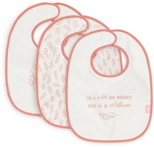 Jollein, Jollein Lätzchen Meadow 3er Set, Jollein Lätzchen Meadow 3er Set