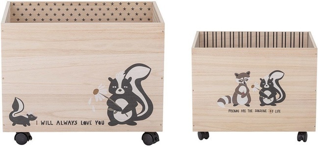 Bloomingville, Bloomingville 2er Set Aubewahrungsboxen Nonni, Bloomingville 2er Set Aufbewahrungsboxen Nonni