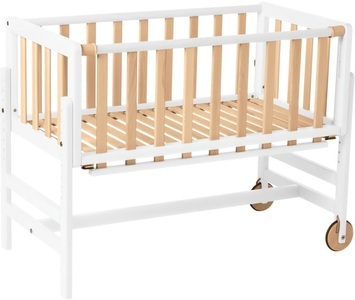 Geuther, geuther Bett an Bett Betty weiß / natur, Geuther Beistellbett Betty