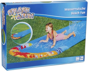 undefined, Splash & Fun Wasserrutsche Beach Fun, 510 x 110 cm, Wasserrutsche BEACH FUN (510x110cm) in blau
