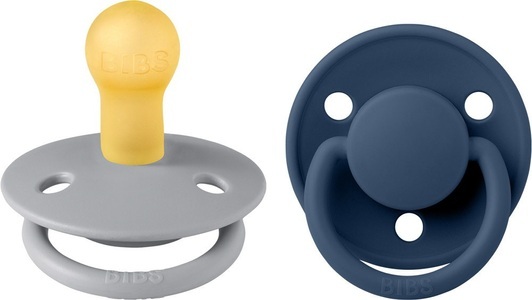 BIBS, BIBS De Lux Nuggi, Cloud / Steel Blue, BIBS De Lux Nuggi, Cloud / Steel Blue
