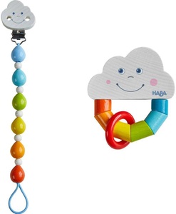 Haba, HABA Babygeschenk-Set Regenbogenwelt, Babygeschenk-Set Regenbogenwelt 2-teilig