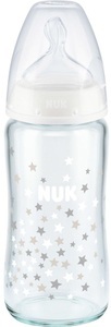 Nuk, NUK First Choice+ Glas-Babyflasche mit Temperature Control, NUK First Choice+ Glas-Babyflasche mit Temperature Control