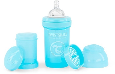 TWISTSHAKE, Twistshake Trinkflasche Anti-Kolik 180 ml pastell blau - Gr.125ml-250ml, Twistshake Anti-Kolik Babyflasche
