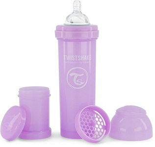 TWISTSHAKE, TWISTSHAKE Babyflasche Anti-Kolik 330 ml in pastell lila, Twistshake Anti-Kolik Babyflasche