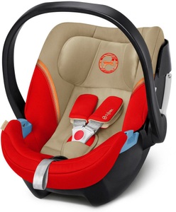 cybex GOLD, cybex GOLD Babyschale Aton 5 Autumn Gold - rot, CYBEX ATON 5