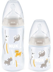 Nuk, NUK Babyflasche First Choice? 300ml in beige, NUK First Choice+ Babyflasche mit Temperature Control