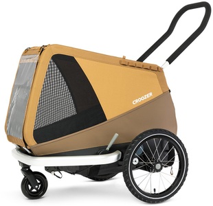 Croozer, CROOZER Hundefahrradanhänger Dog Enna Sundown yellow, Croozer Veloanhänger Dog Enna L, Sundown Yellow