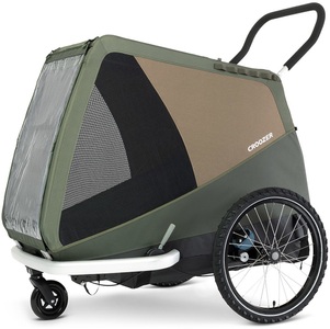 Croozer, CROOZER Hundefahrradanhänger Dog Tammo Moss green, Croozer Veloanhänger Dog Tammo XXL, Moss Green