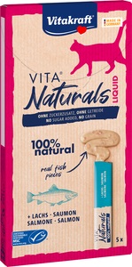 Vitakraft, Vitakraft VitaNaturals Lachs Liquid MSC, Vitakraft Naturals Snack für Katze