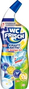 WC Frisch, WC-FRISCH Kraft Aktiv WC-Reiniger Gel Lemon (750ml), WC Frisch WC-Reiniger