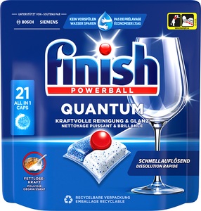 Finish, Finish Quantum All In 1 Caps für Geschirrspüler