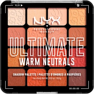 NYX Professional Makeup, NYX Palette - Ultimate Shadow Palette Warm Neutrals, NYX Professional Makeup Ultimate Lidschatten-Palette