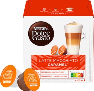 Nescafé, Nescafé Dolce Gusto Caramel Latte Macchiato 120g, Nescafé Dolce Gusto Kaffee-Kapseln