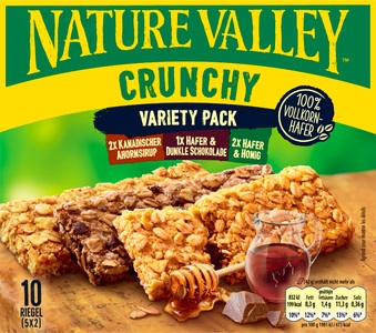Nature Valley, Nature Valley Variety 5x42g, Nature Valley Crunchy Knuspriger Müsliriegel 3 Sorten