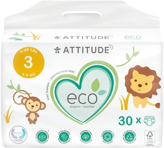 Attitude, Attitude Eco Windeln Grösse 3, Attitude Eco Windeln