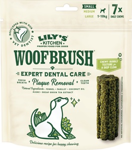 Lily´s Kitchen, Lily\'s Kitchen Lily's Kitchen Kaustange, LILY'S KITCHEN Woofbrush Zahnkauartikel für Hunde 7 Stück S