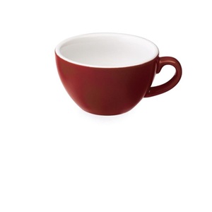 Diverse, diverse Cappuccino Tasse Eggi, Egg Kaffeetasse 200ml rot