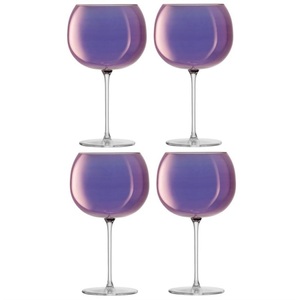 Diverse, diverse Cocktailglas-Set Aurora, 4er Set Aurora Weinglas Balloon 680ml polar violet