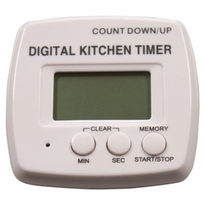 andersign, 1x Thermometer digital mit Timer, Küchentimer digital