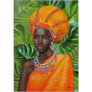 Kare Design, Leinwandbild African Beauty 70x100, Leinwandbild African Beauty 70x100